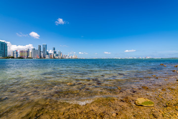 Miami Cityscape & Biscayne Bay