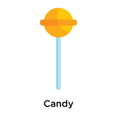 Candy icon isolated on white background