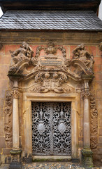 Obraz premium Quedlinburg city facades in Harz at Germany
