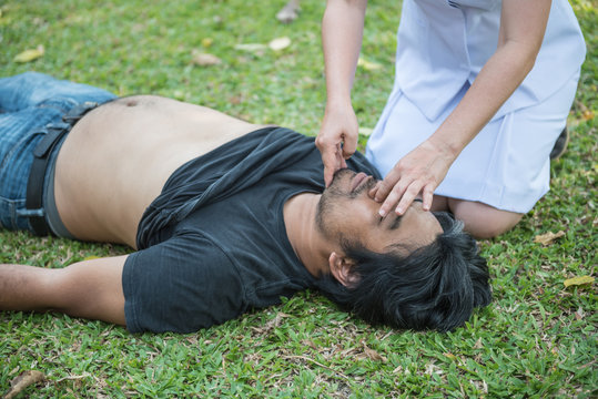 CPR Cardiopulmonary resuscitation is an emergency procedure that combines chest compression.