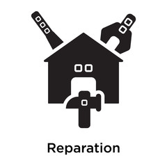 Reparation icon isolated on white background