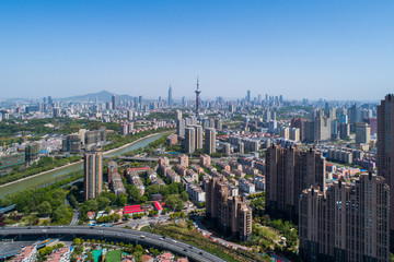 Fototapeta na wymiar Nanjing City, Jiangsu Province, urban construction landscape