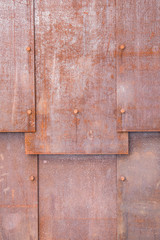 rusted metal plates texture