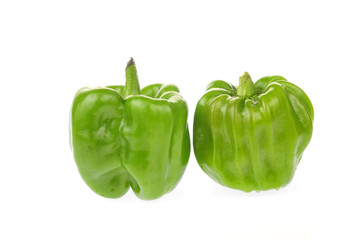 Fresh green peppers