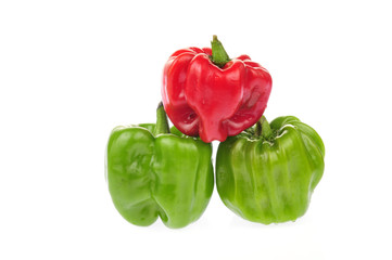 Fresh green peppers