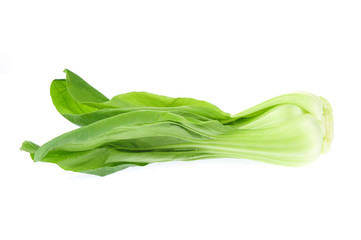 Chinese cabbage on a white background