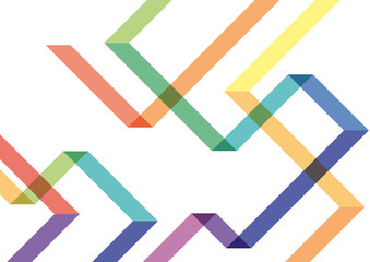 template for design advertising and poster, striped labyrinth on white background. Flat design