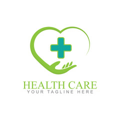 Obraz premium health care logo design