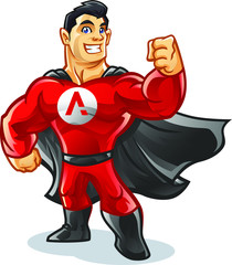 Supply Hero Mascot Design Vector