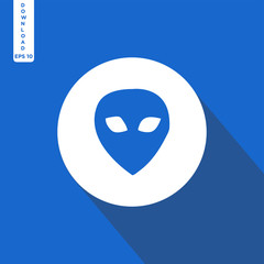 Alien  vector icon
