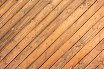 close-up view of brown empty wooden background with planks