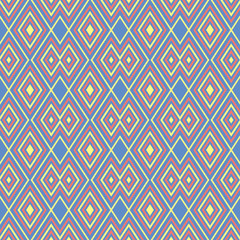 Geometric background. Blue seamless pattern