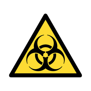 Standard Pictogam of Biological hazard Symbol, Warning sign of Globally Harmonized System (GHS)
