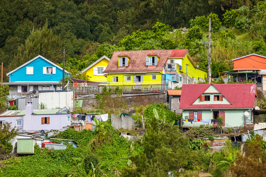 maisons cr&eacute;oles, Hell-Bourg, Salazie, &icirc;le de la R&eacute;union
