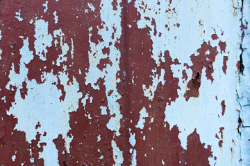 old blue and violet weathered wall background