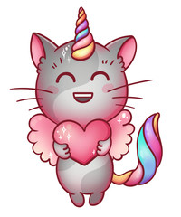 Caticorn - Unicorn Cat