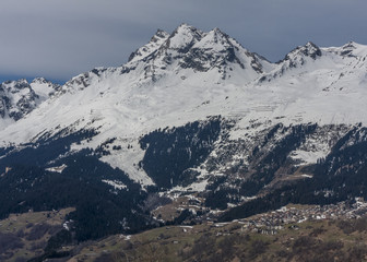 Fototapeta na wymiar Obersaxen, Switzerland