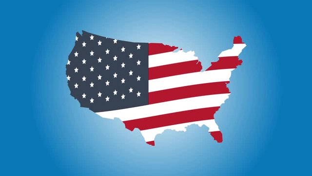 American Flag United States Video Background of the United States 