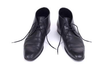 Expensive formal shoes, isolated
