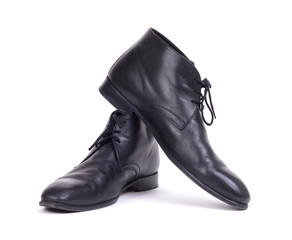 Expensive formal shoes, isolated