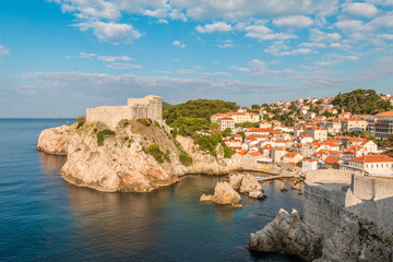 Fototapeta na wymiar Walls of Dubrovnik Croatia