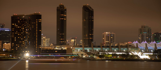 Downtown San Diego [15] (also referred to as "Centre City" in some cases) is the thriving central business district of San Diego. A heavily gentrified area with plenty of tourist amenities, Downtown s