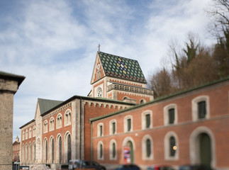 Obraz premium The old saline in Bad Reichenhall, Bavaria - Germany.