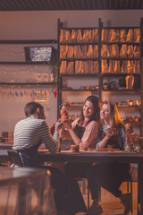 Young people in pottery