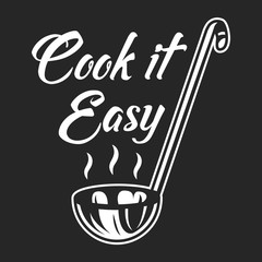 Vintage cooking logo template