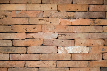 Naklejka premium old red brick wall texture background