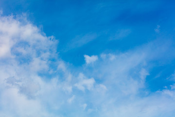 Obraz premium Clouds on a blue sky as a background