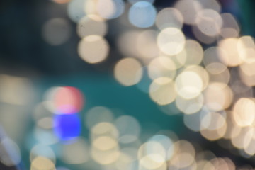 color abstract bacground withe blurred defocus bokeh light for template