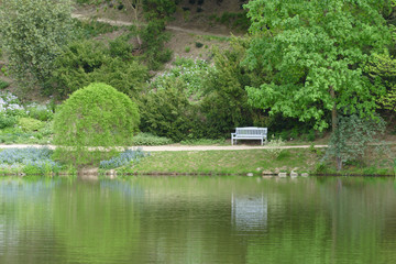 Fototapeta na wymiar romantic lake view