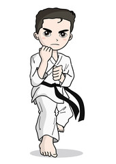 空手空手男子・ポーズC