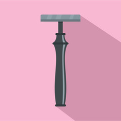 Old fashion razor icon. Flat illustration of old fashion razor vector icon for web design