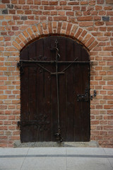 Locked Old door entrance

