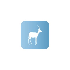 Goat Icon. flat design
