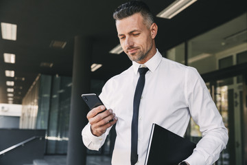 Portrait of a charming young businessman
