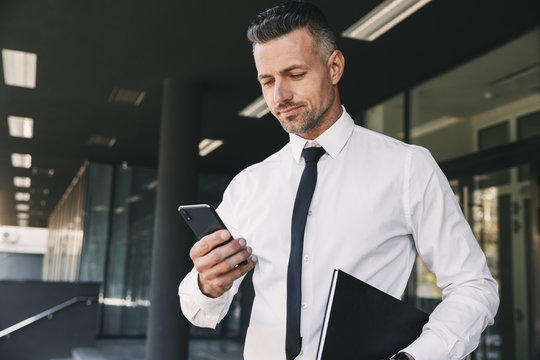 Portrait of a charming young businessman