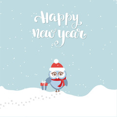 Christmas and New Year's card