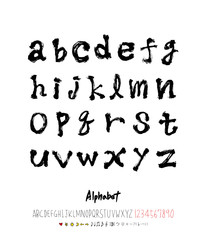 벡터 문자 / 손으로 쓴 글씨체