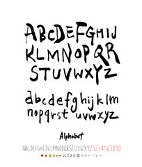 벡터 문자 / 손으로 쓴 글씨체