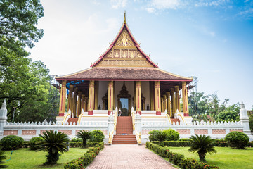 Wat Phra Kaew in Vientiane Laos