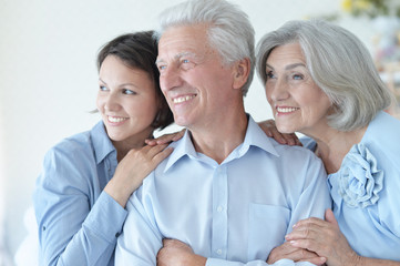 happy family portrait 