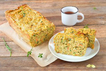 Veganer Zucchini-Braten