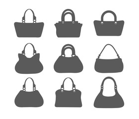Woman handbag icon