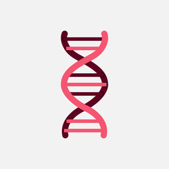 Thin line concept. DNA Icons set vector illustration. Polygonal DNA concept. DNA, genetic sign, elements and icons collection. Vector mesh spheres.