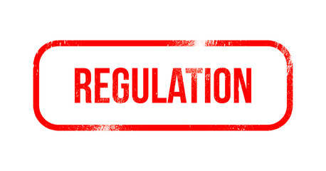 regulation red grunge rubber - stamp