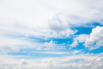 Fototapeta premium Blue sky with white cloud