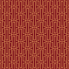 Vector seamless pattern. Modern stylish texture. Geometric striped ornament. luxury linear pattern